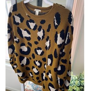 Leopard Print Sweater